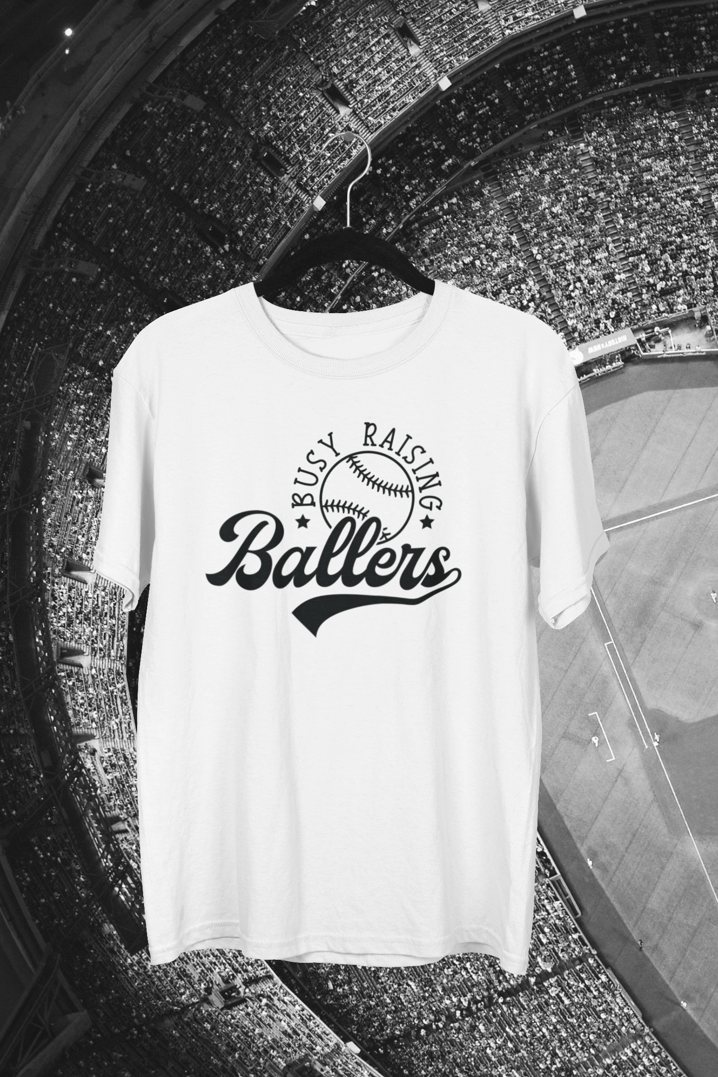 Busy Raising Ballers Baseball T-shirt