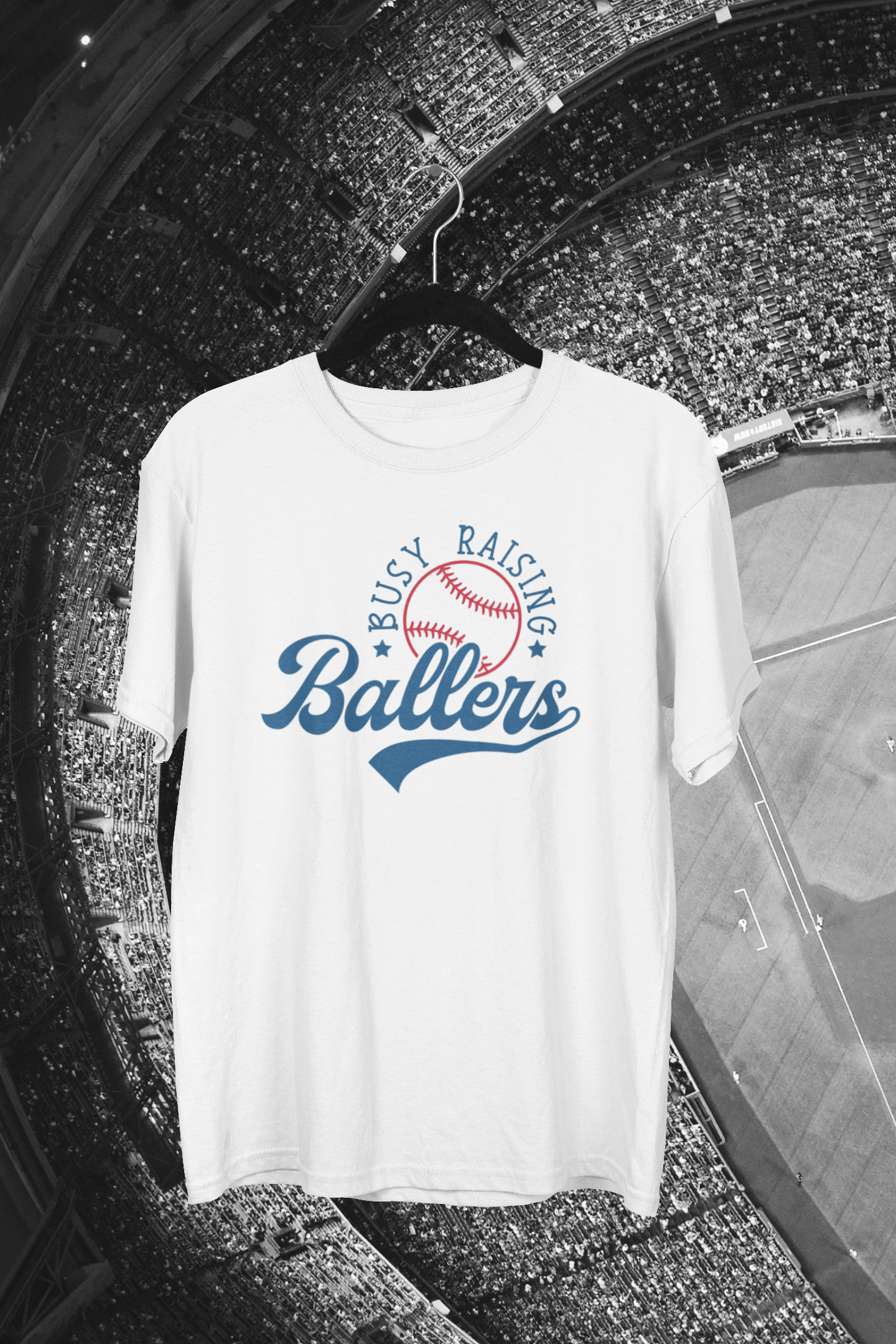 Busy Raising Ballers Baseball T-shirt