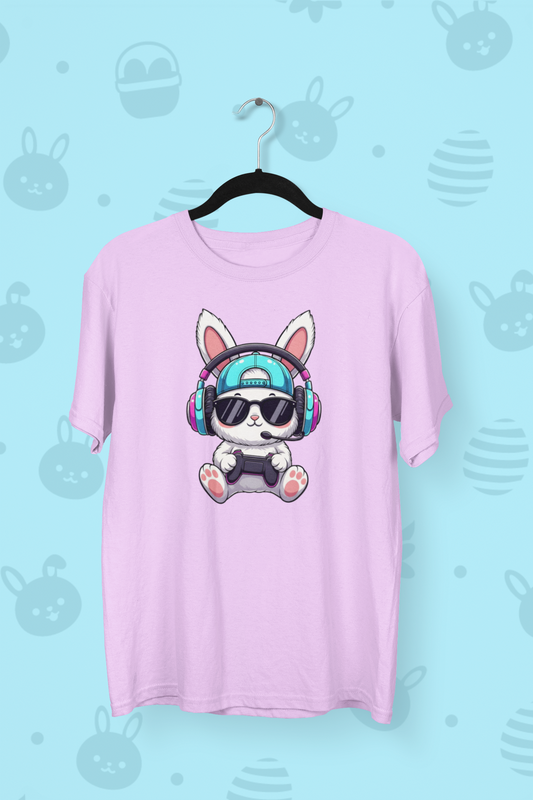 Gamer Bunny Easter T-shirt