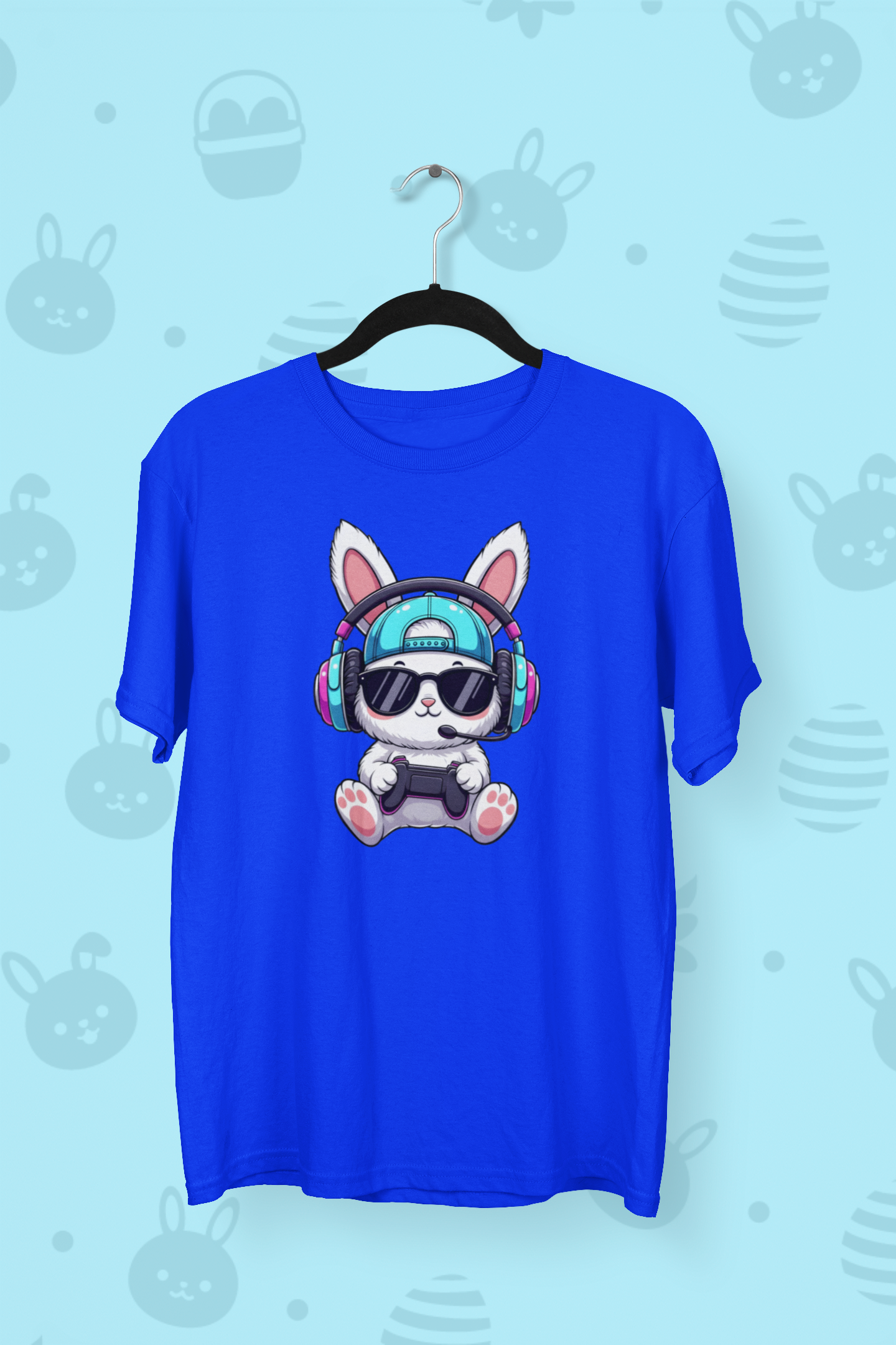 Gamer Bunny Easter T-shirt