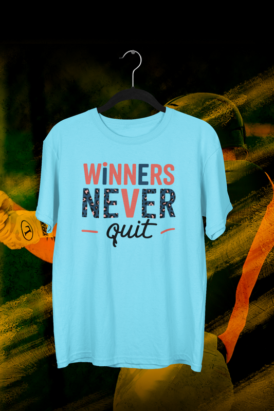 Winners Never Quit T-shirt
