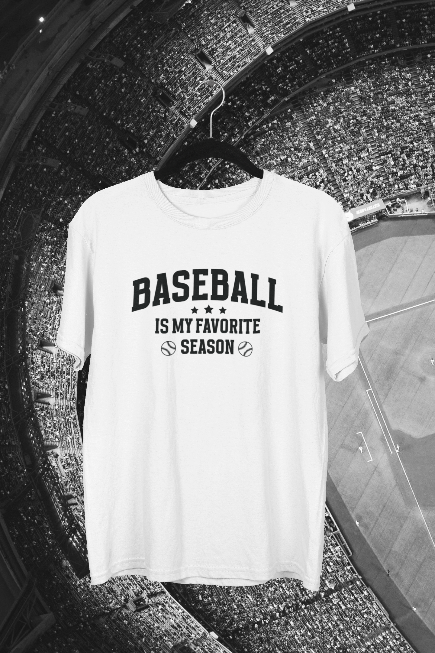 Baseball Is My Favorite Season Baseball T-shirt