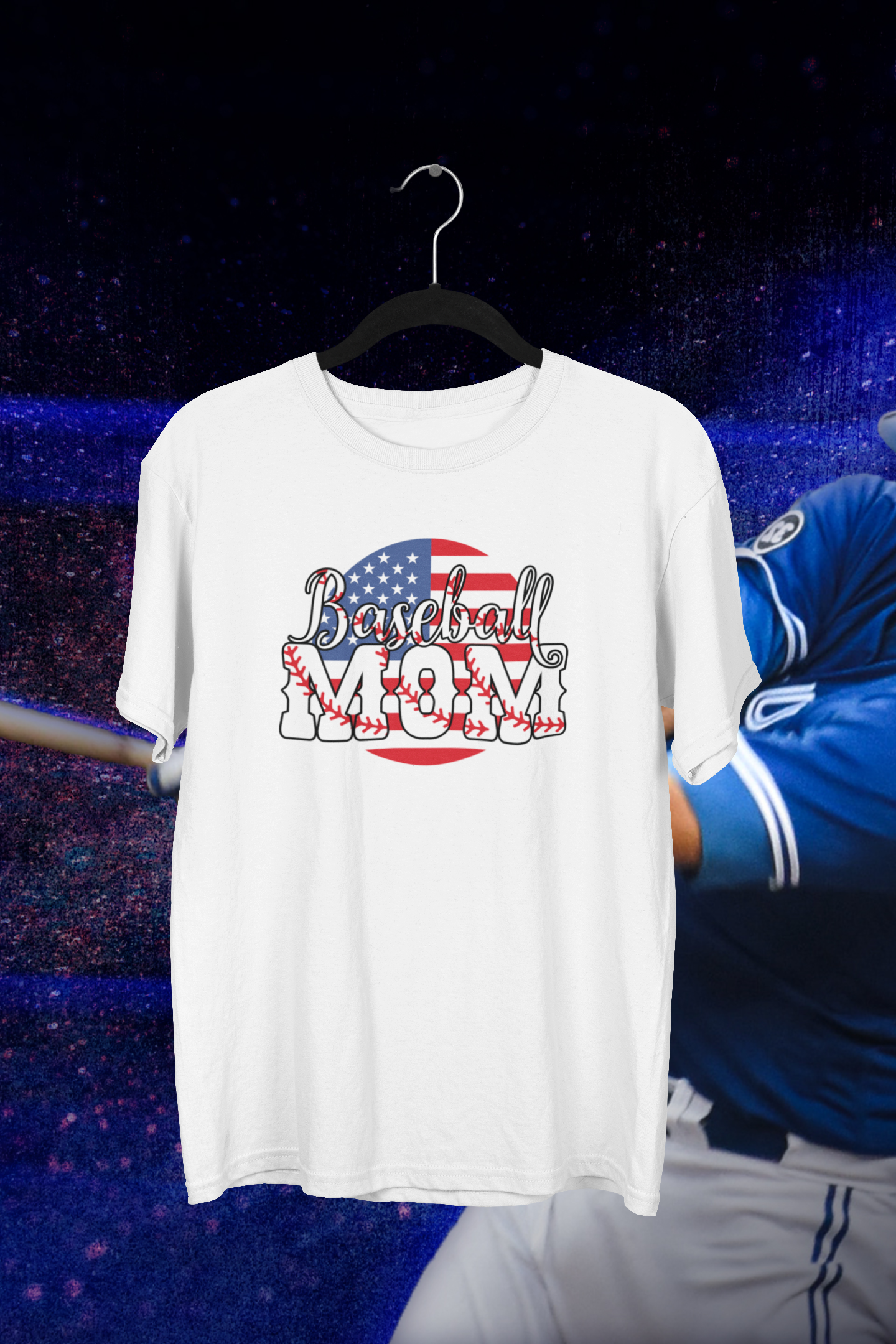 Baseball MOM T-shirt