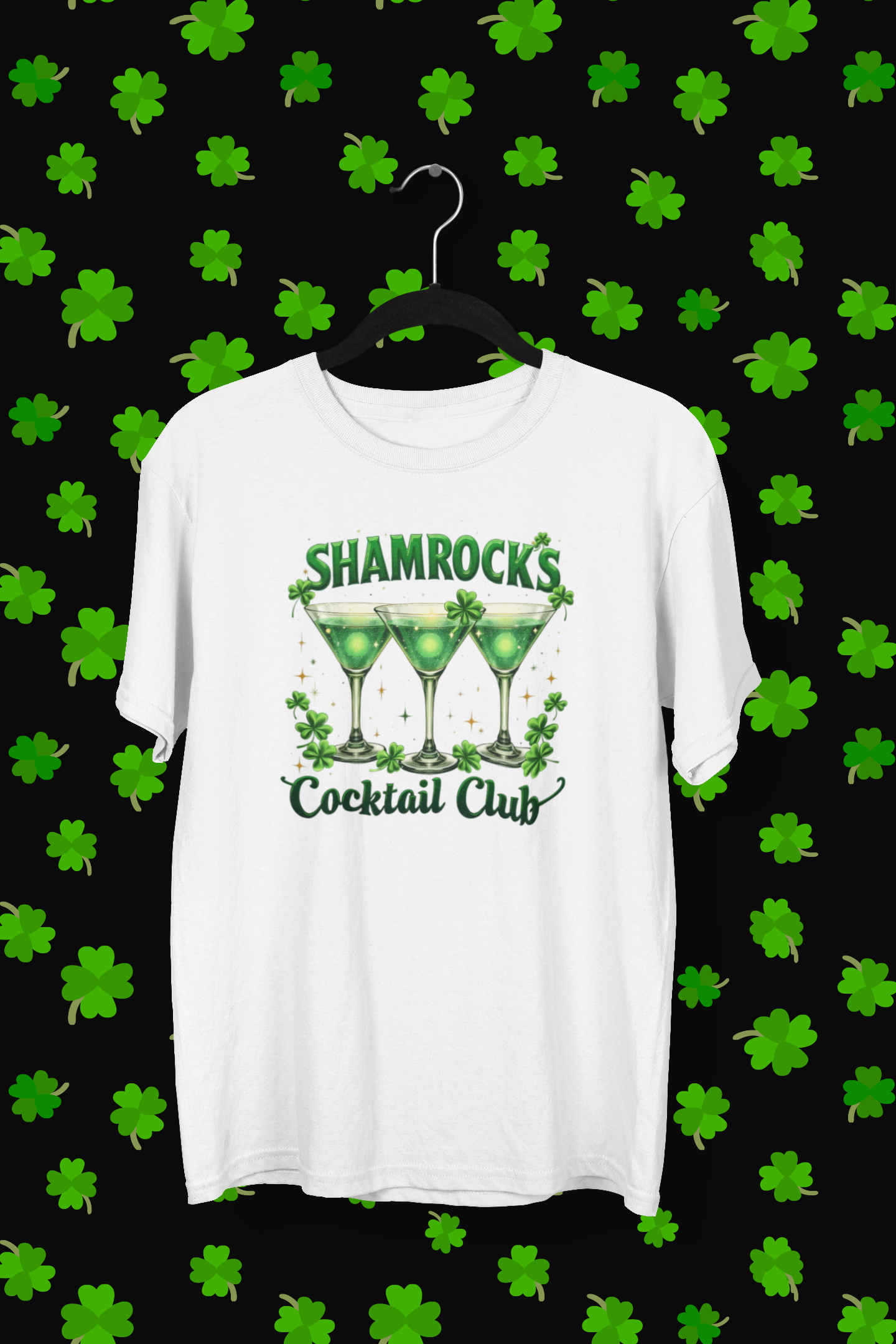 "Cocktail Club" St. Patrick's Day T-shirt