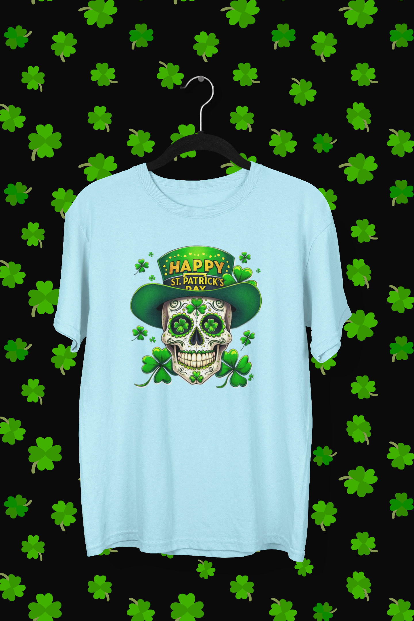 St. Patrick's Day "Skull" T-shirt