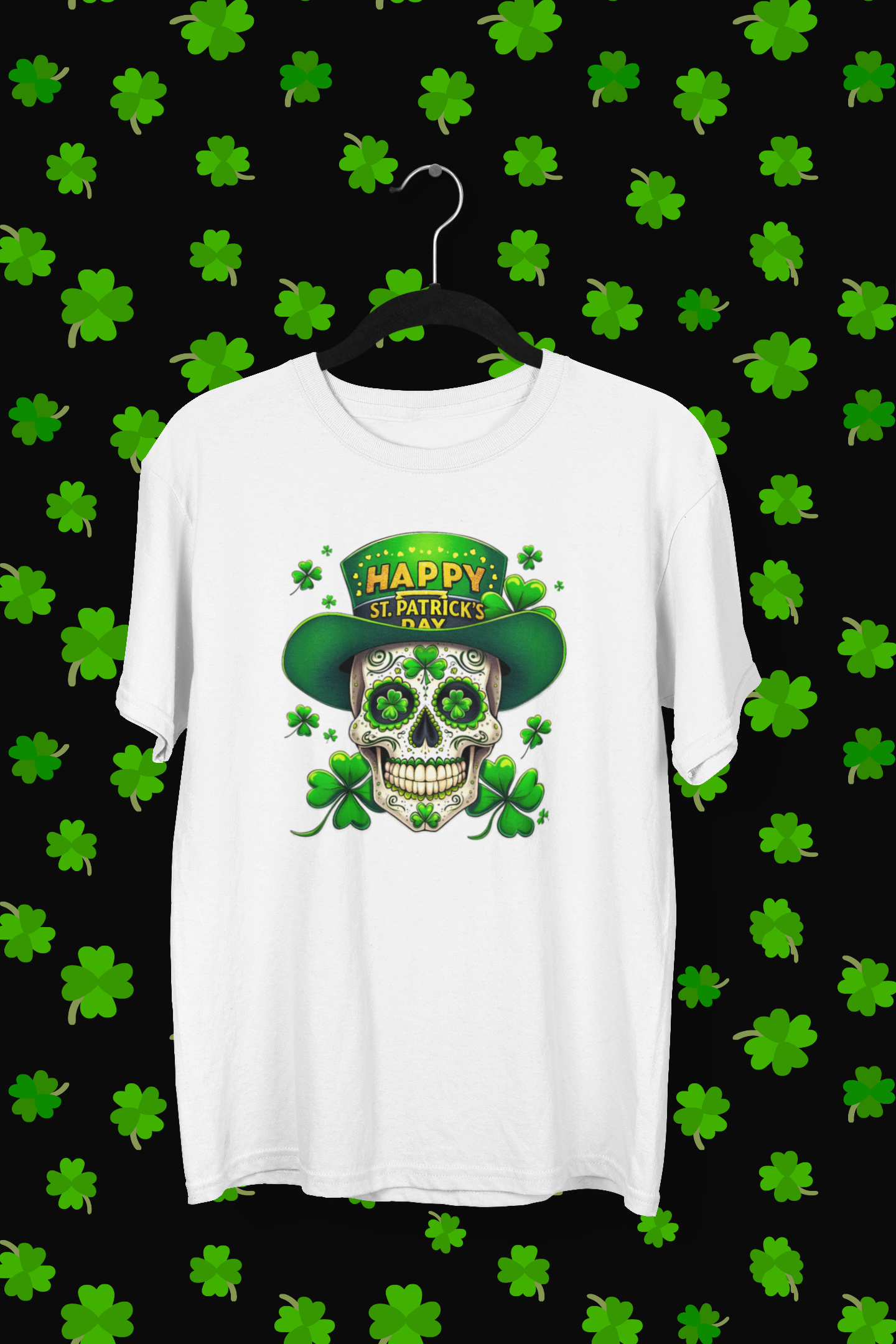 St. Patrick's Day "Skull" T-shirt