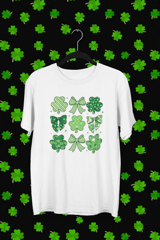 St. Patrick's Day "Bows" T-shirt/Long Sleeve