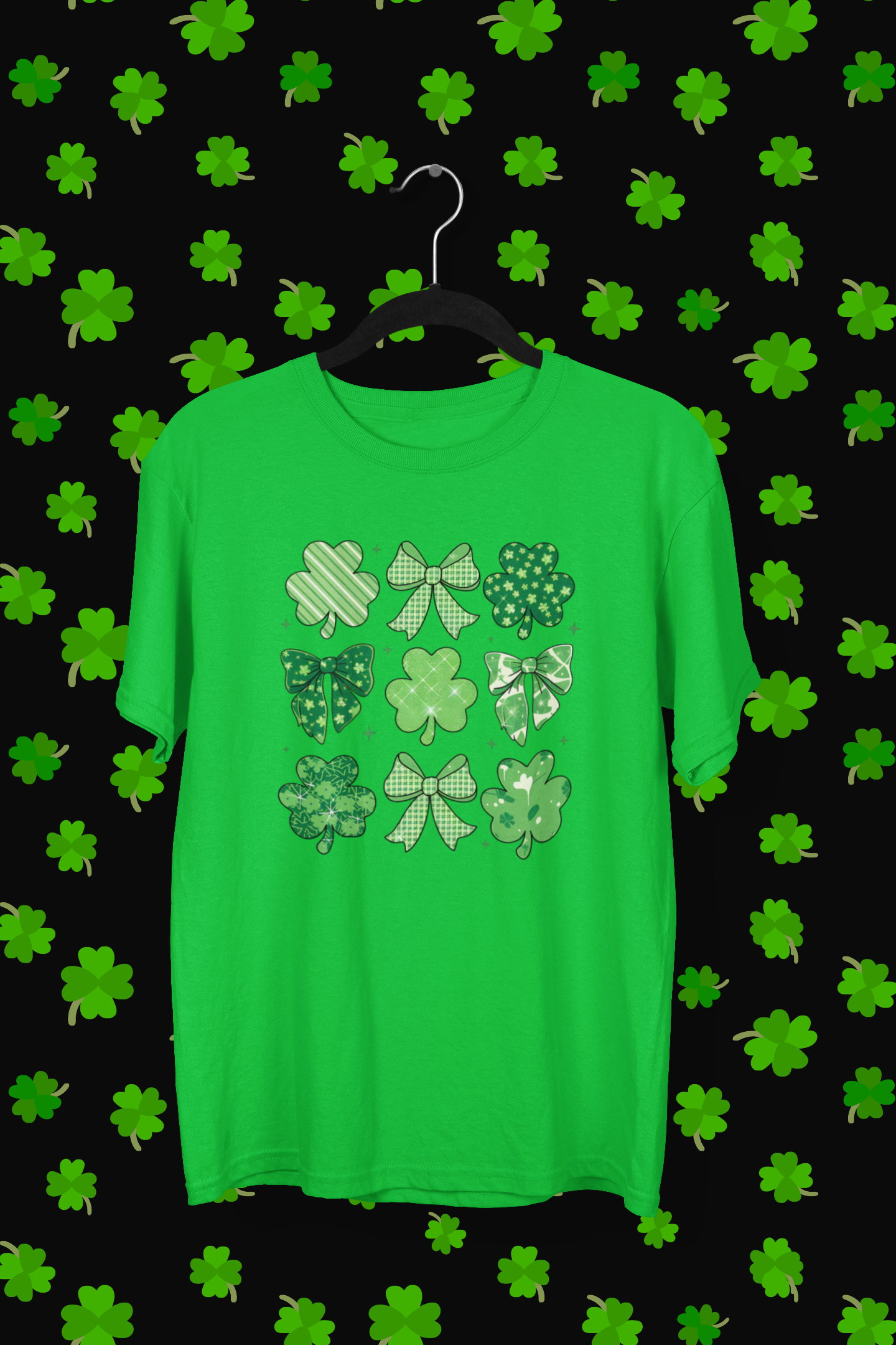St. Patrick's Day "Bows" T-shirt/Long Sleeve