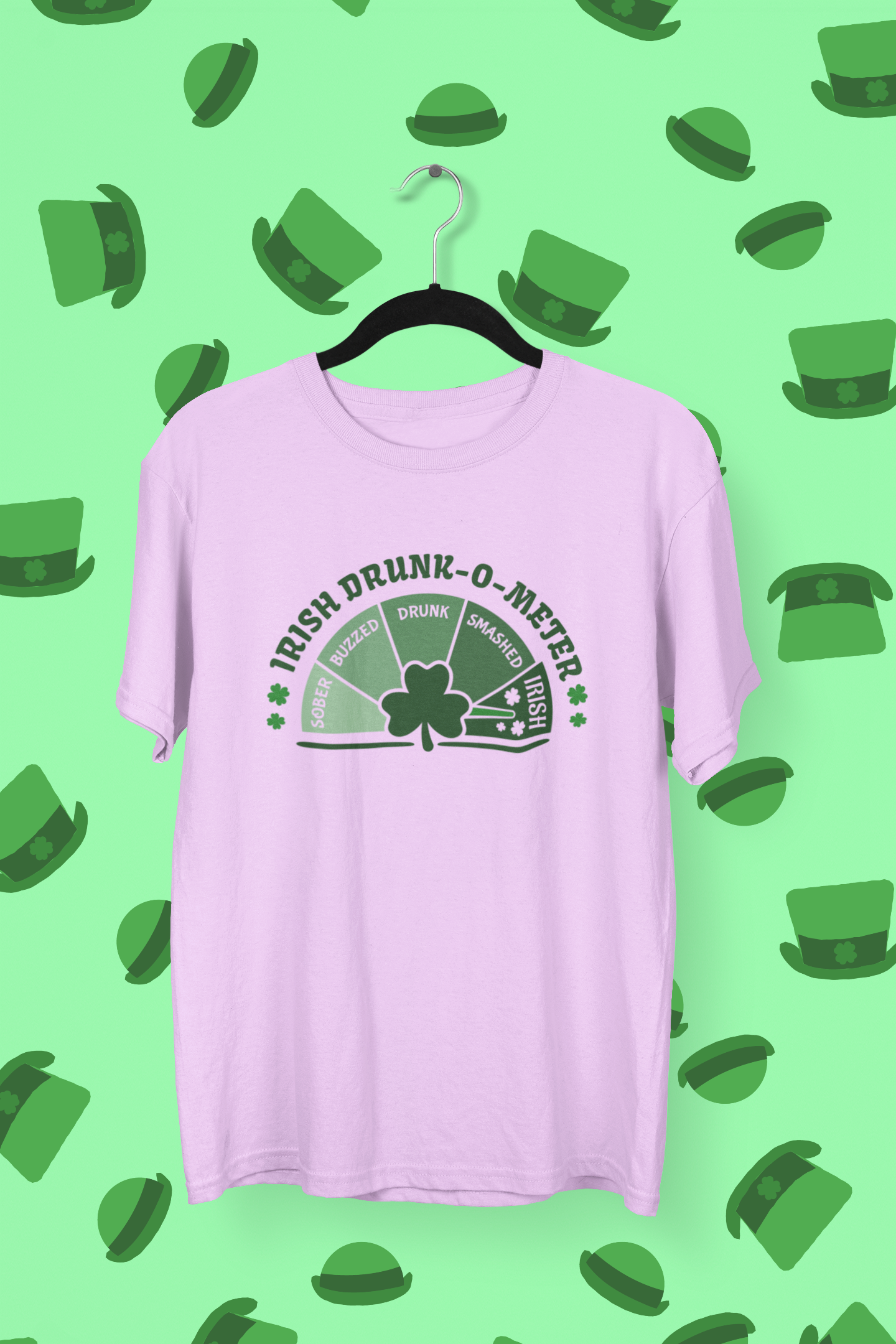 Irish Drunk-O-Meter St. Patrick's Day T-shirt/Long Sleeve