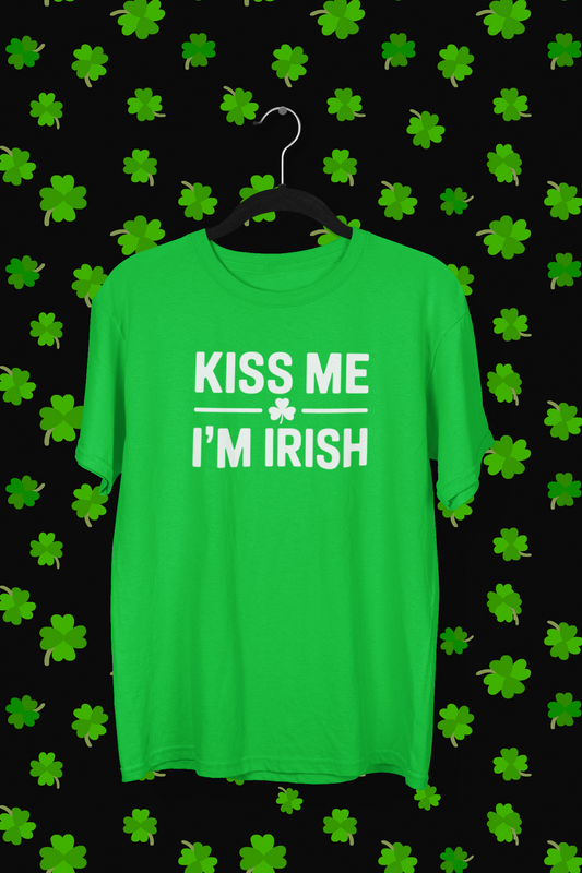 Kiss Me I'm Irish St. Patrick's Day T-shirt/Long Sleeve