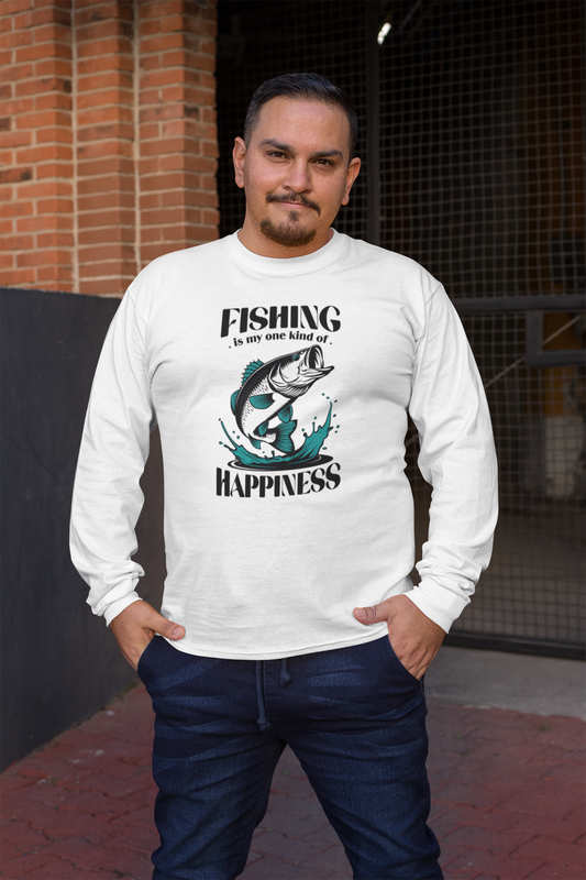 Fishing Is My Happiness T-shirt/Long Sleeve