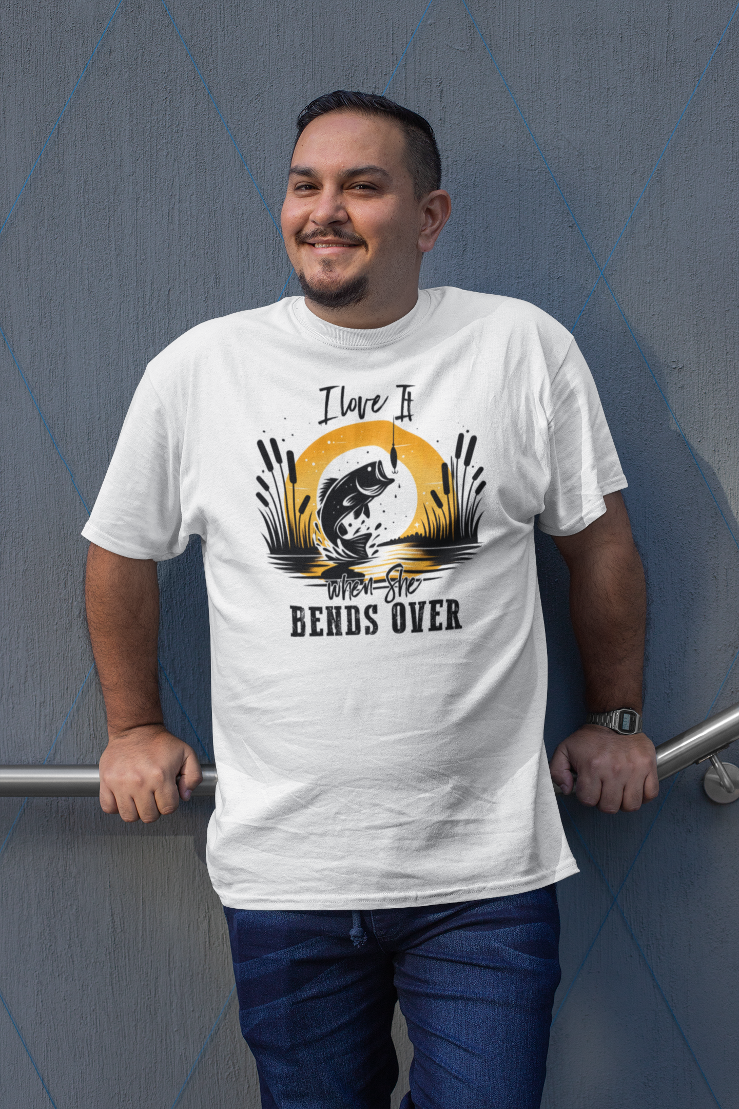 Funny Pun Fishing T-shirt/Long Sleeve