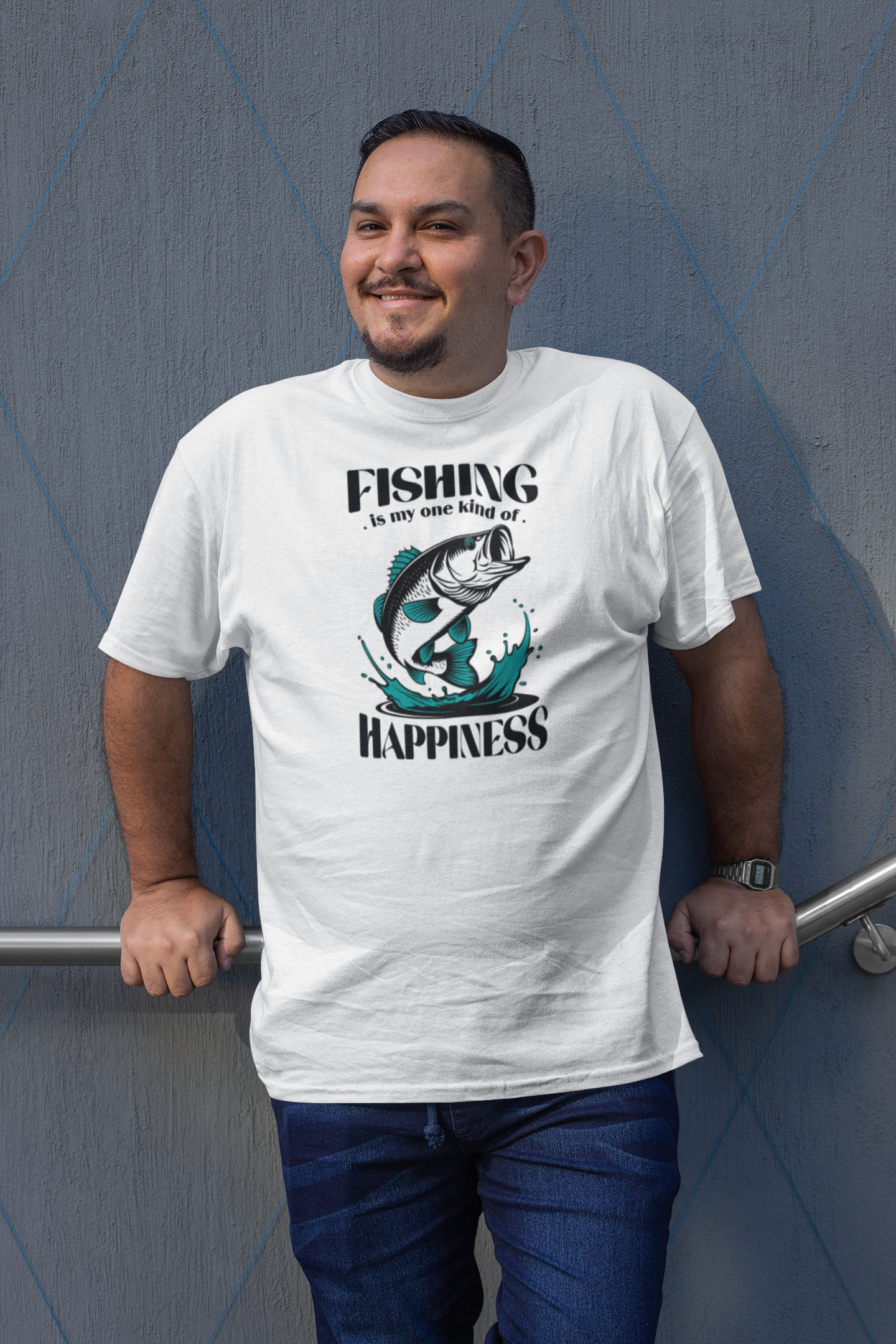 Fishing Is My Happiness T-shirt/Long Sleeve
