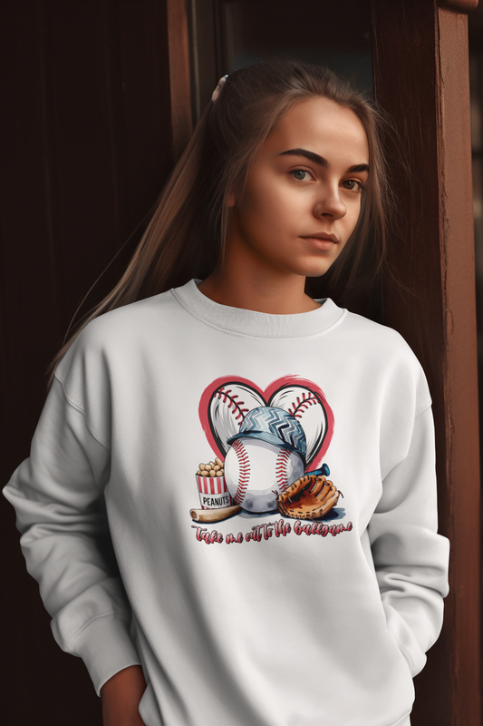 "Take Me Out To The Ballgame" Crew Neck