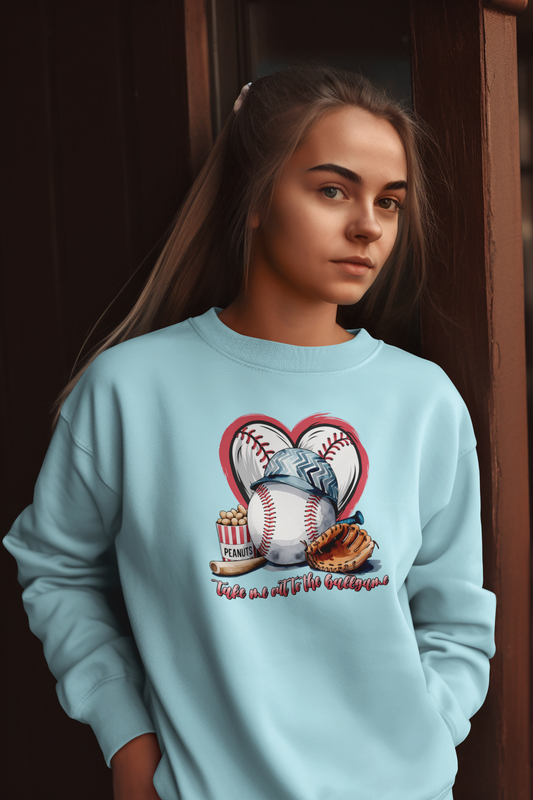 "Take Me Out To The Ballgame" Crew Neck