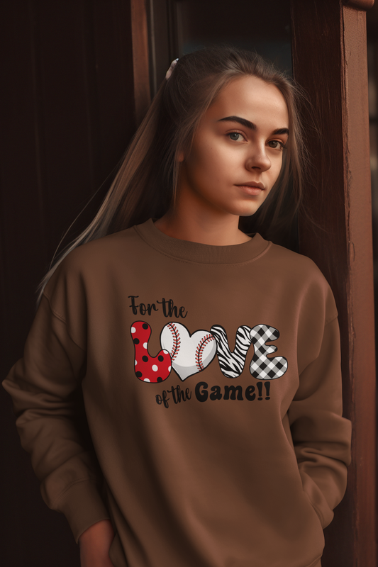 For The Love of The Game Crew Neck