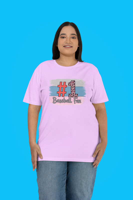 #1 Baseball Fan T-shirt