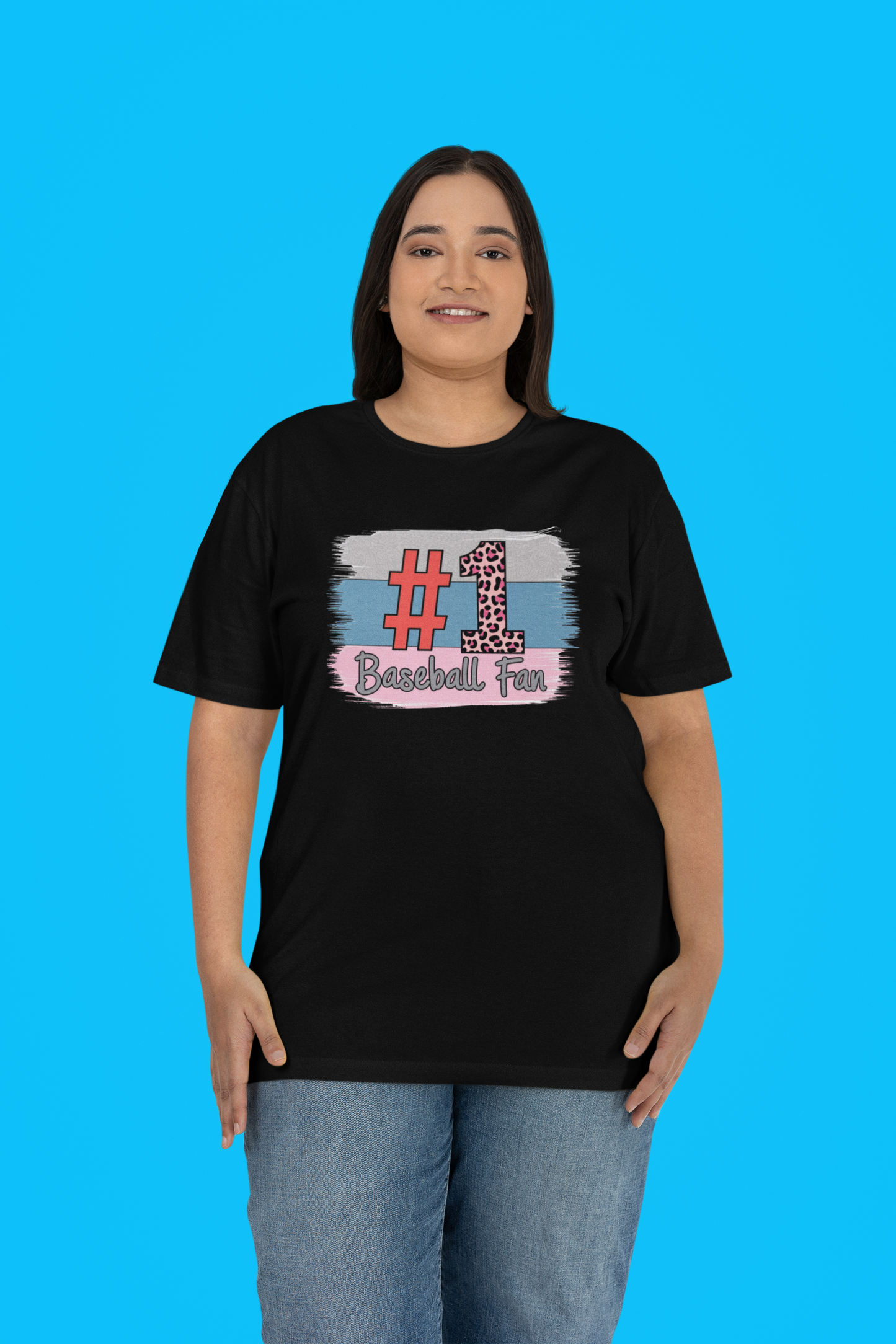 #1 Baseball Fan T-shirt