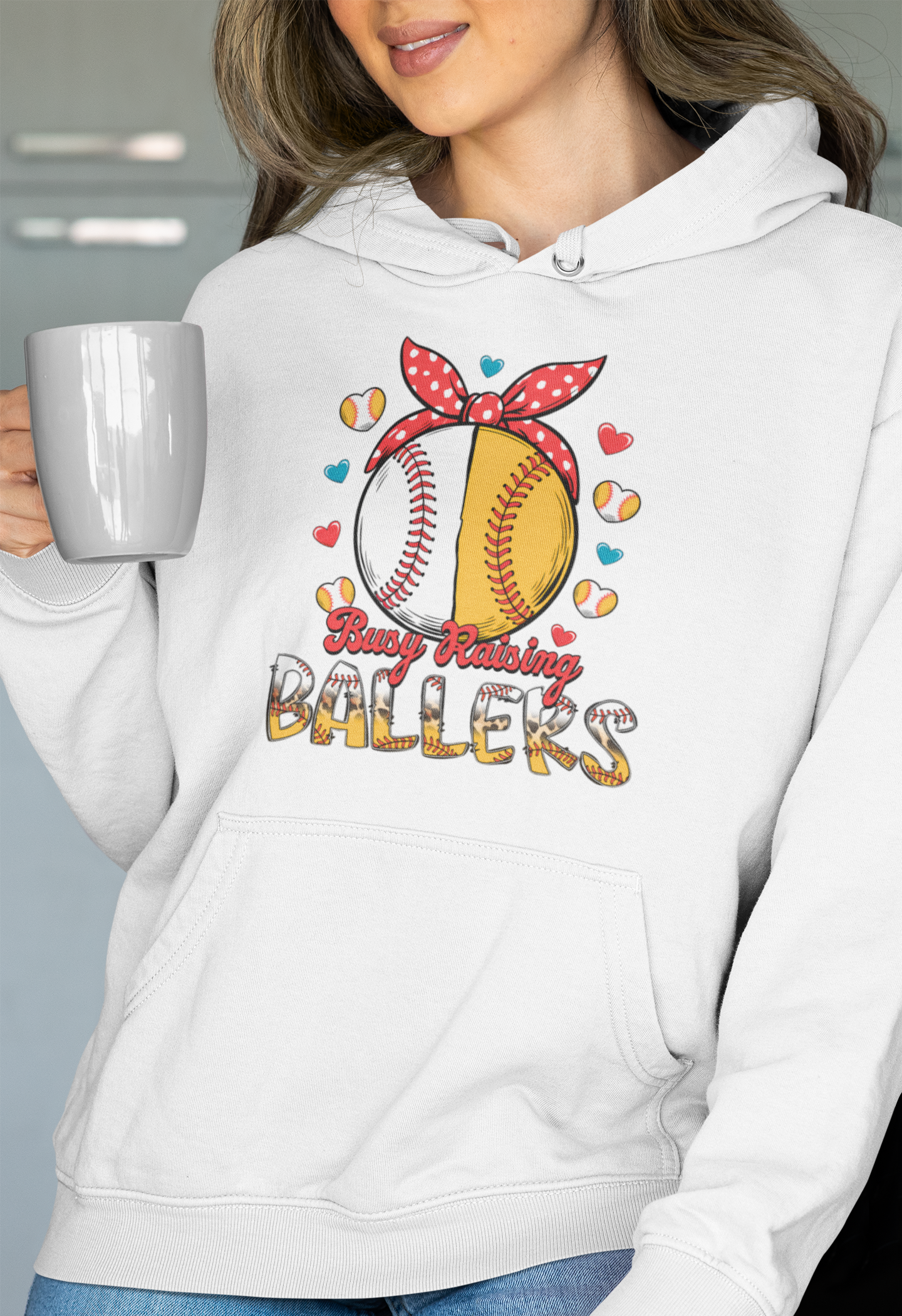 Busy Raising Ballers Hoodie