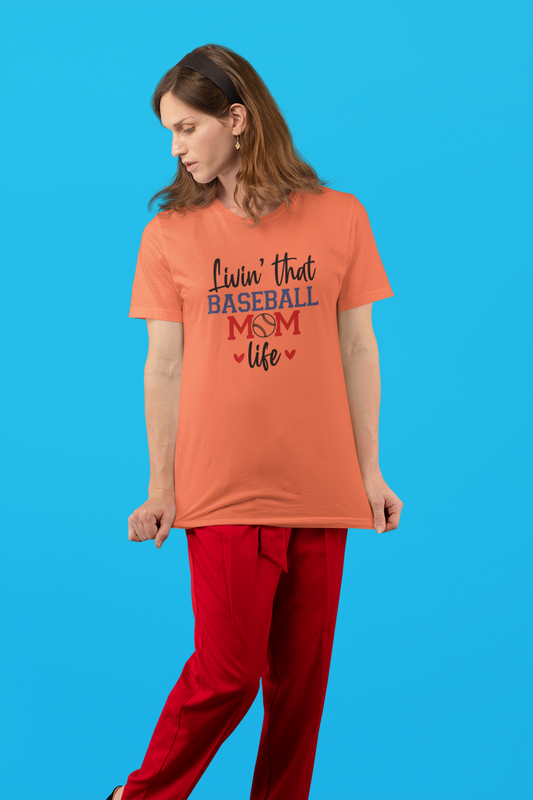 Baseball Mom Life T-shirt
