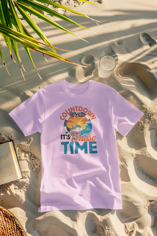 "Countdown Is Over It's Cruise Time" Cruise T-shirt