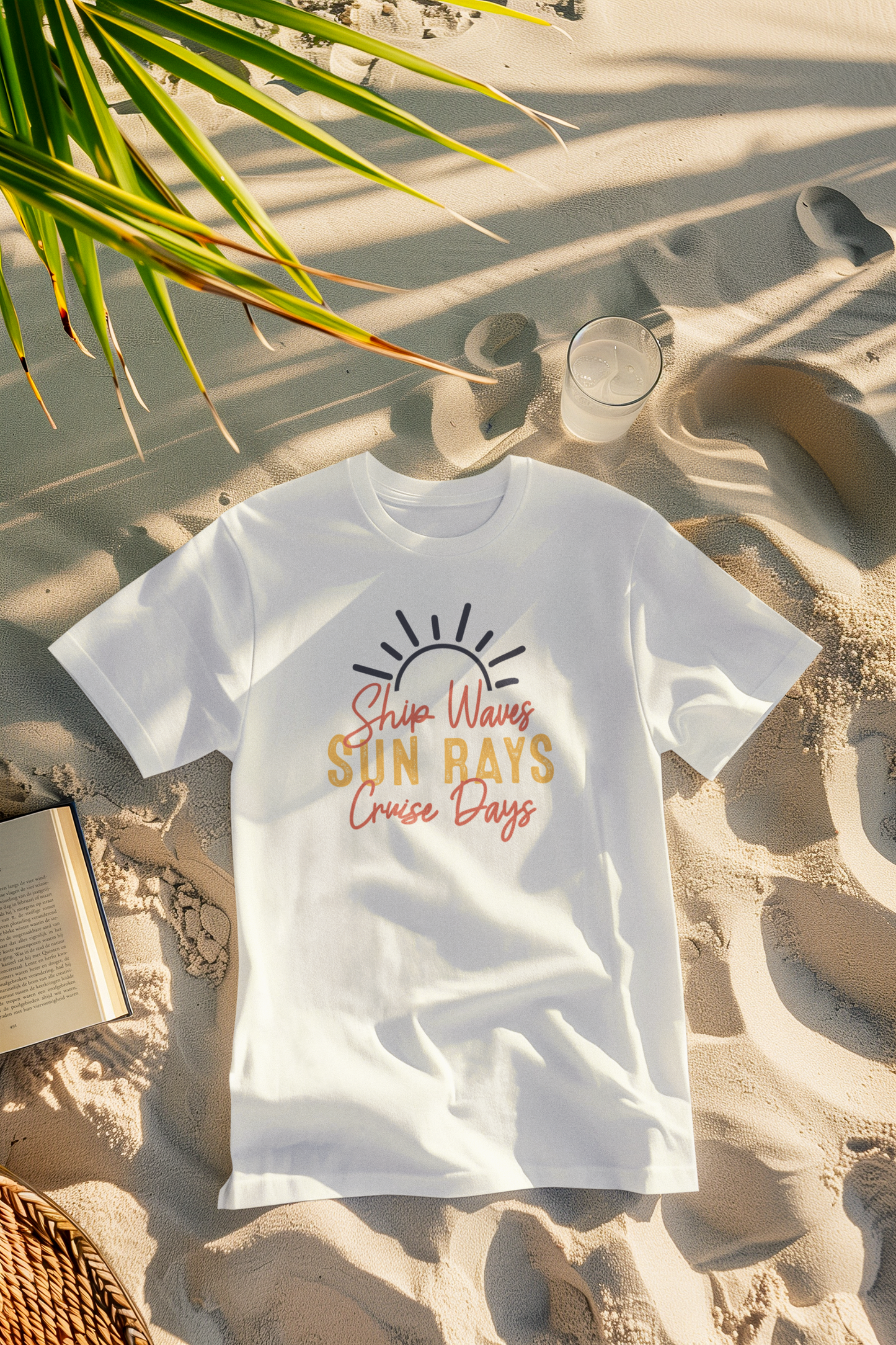 "Ship Waves, Sun Rays, Cruise Days" Cruise T-shirt