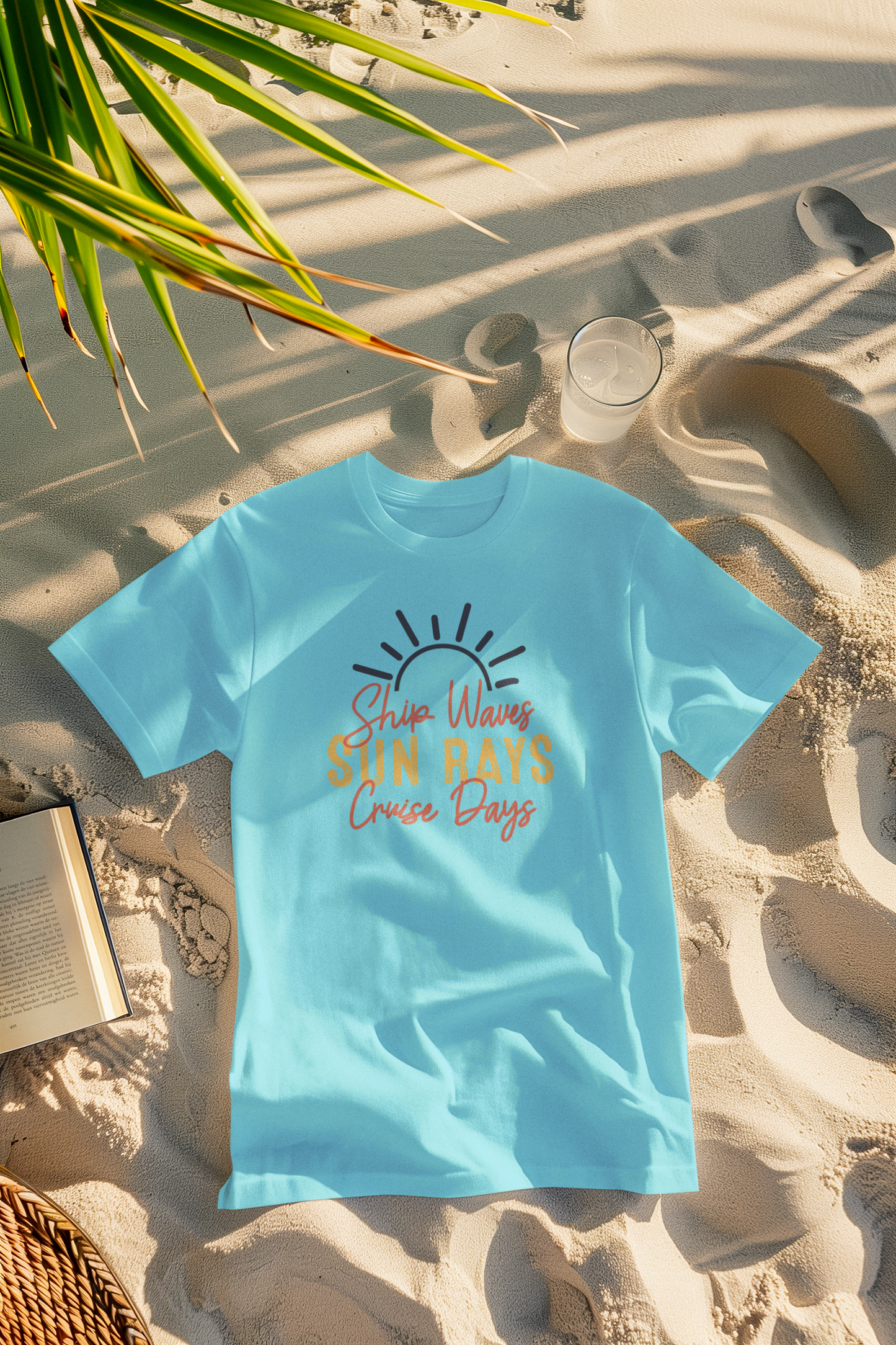 "Ship Waves, Sun Rays, Cruise Days" Cruise T-shirt