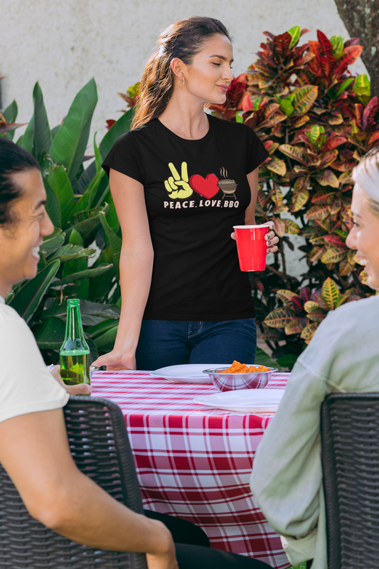 Peace Love BBQ T-shirt