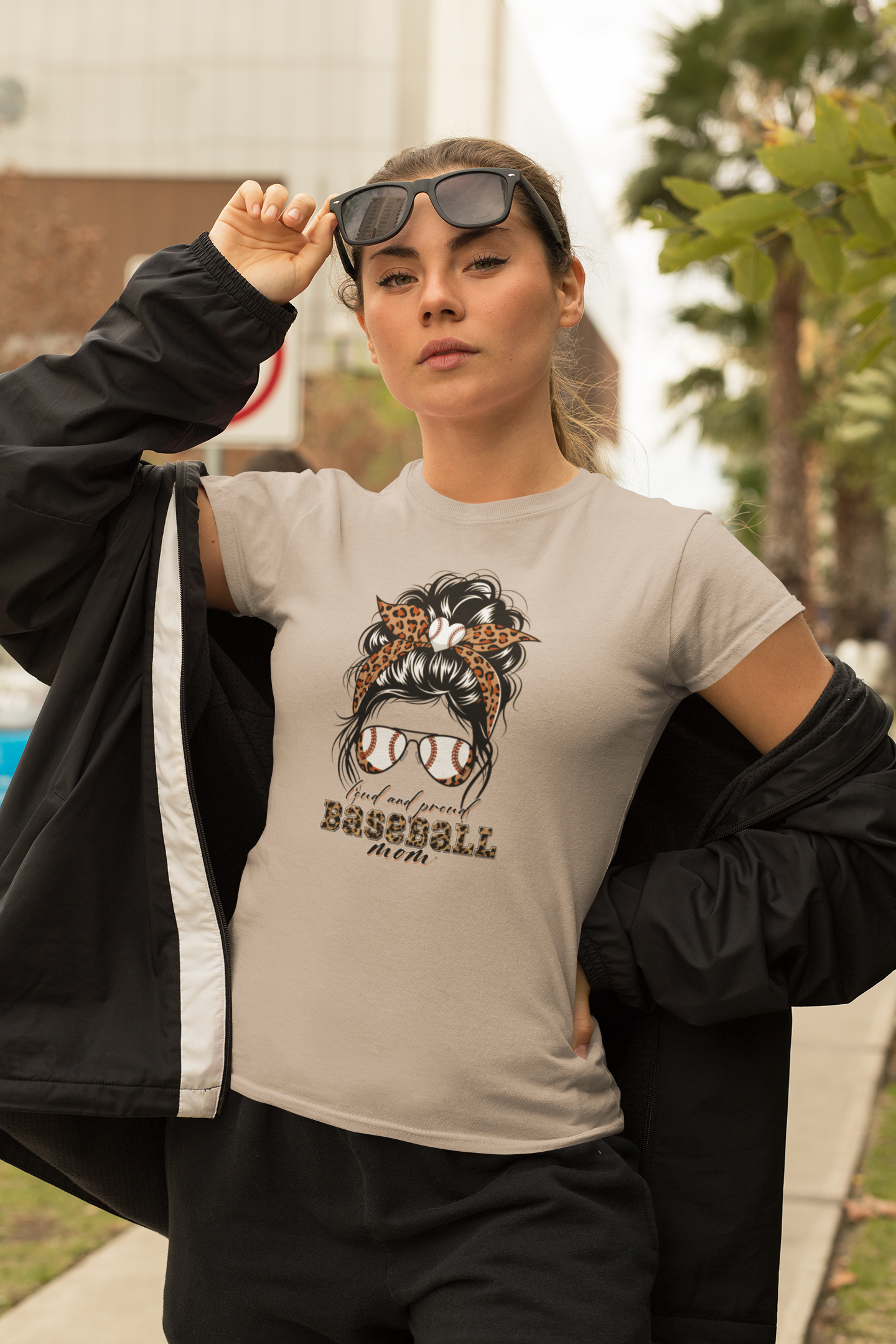 Loud and Proud Baseball Mama T-shirt