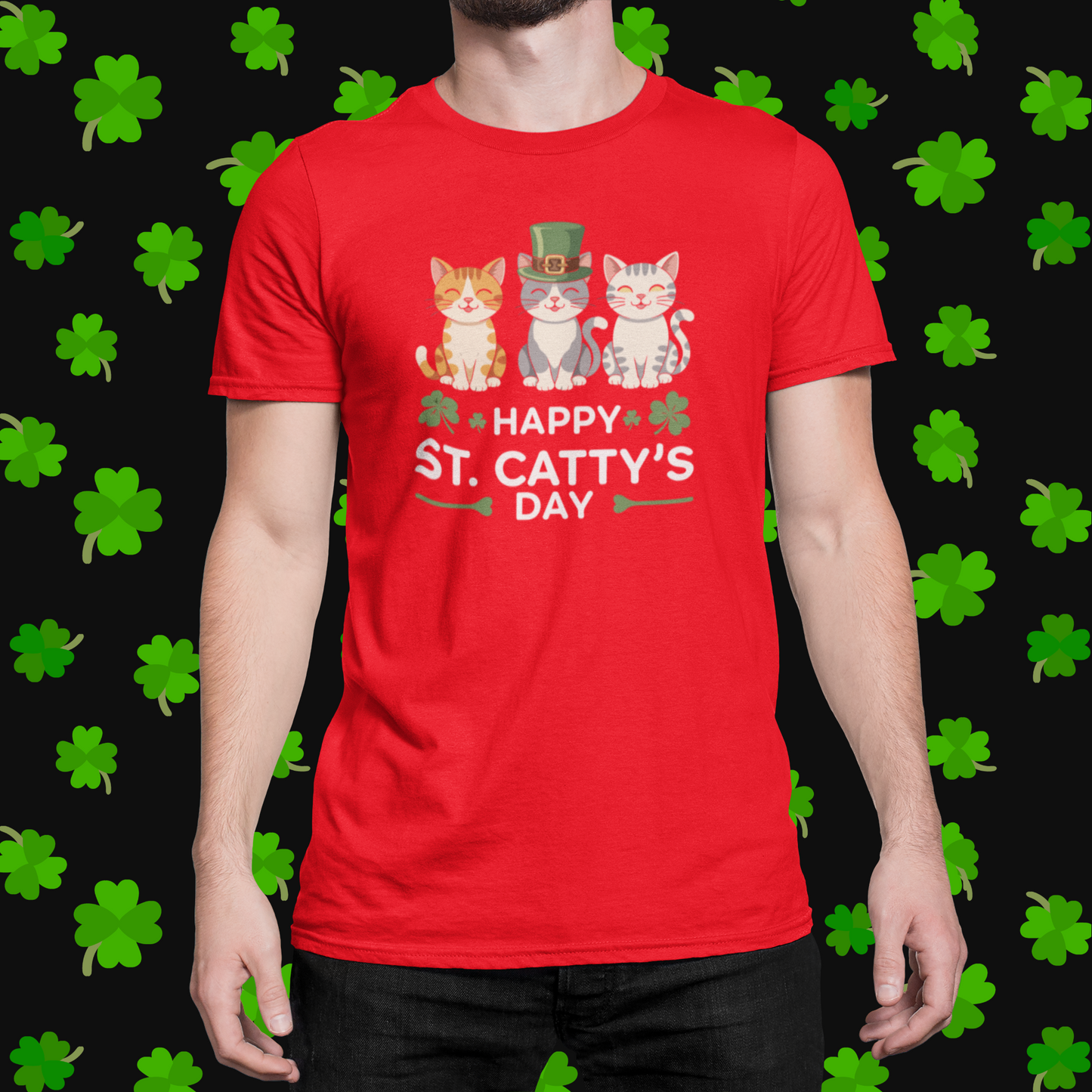 Happy St. Catty's Day T-shirt/Long Sleeve