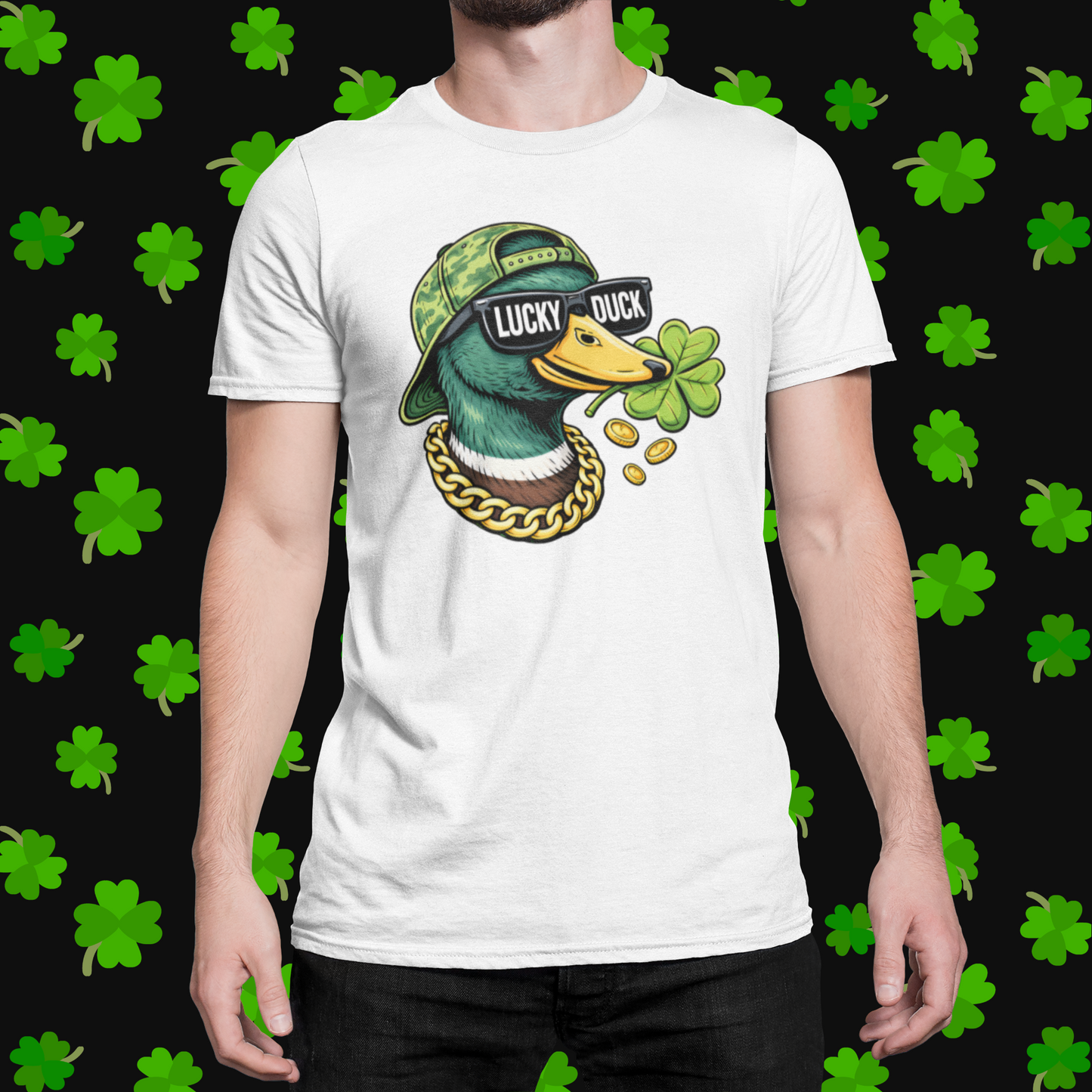 Lucky Duck St. Patrick's Day T-shirt/Long Sleeve