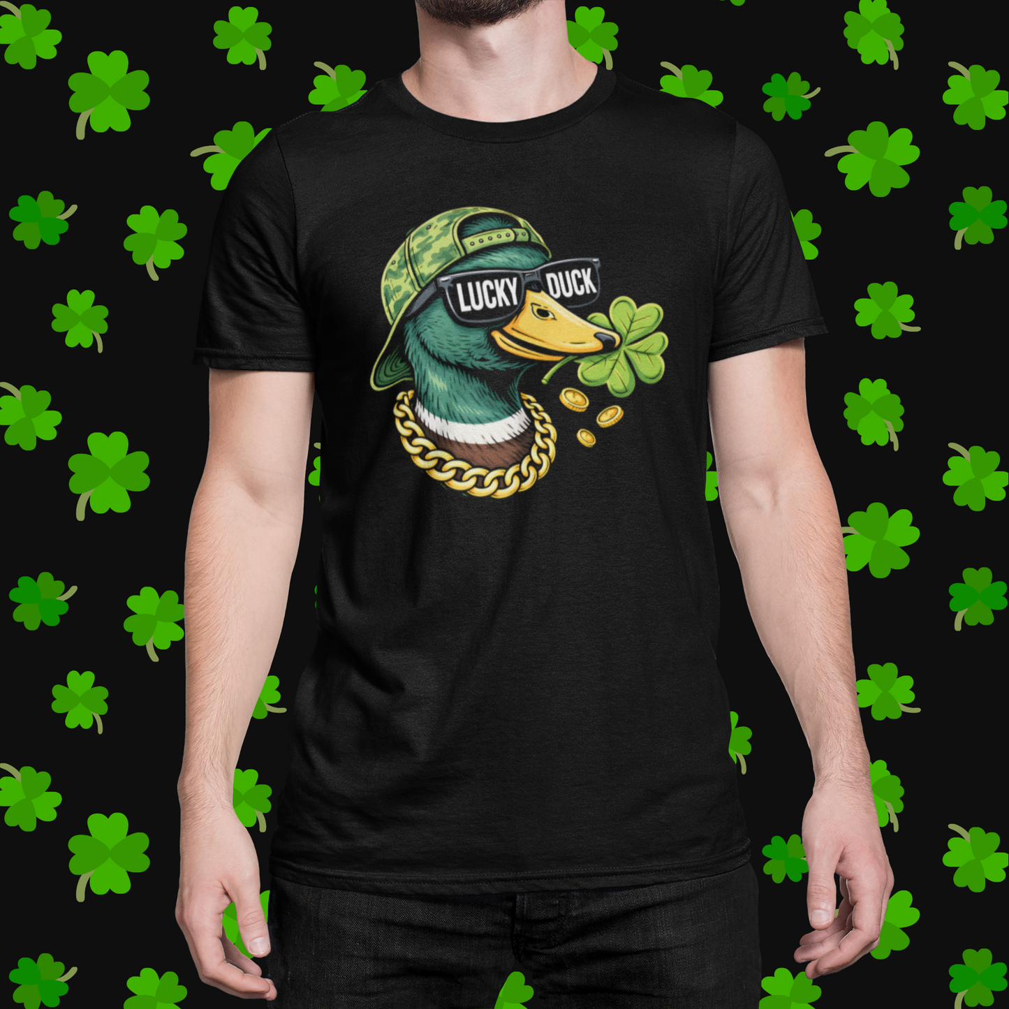 Lucky Duck St. Patrick's Day T-shirt/Long Sleeve