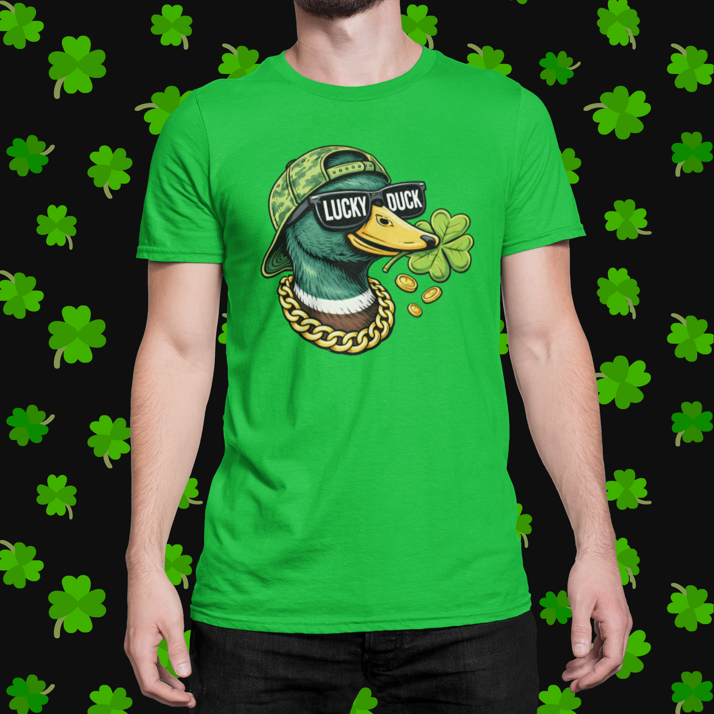 Lucky Duck St. Patrick's Day T-shirt/Long Sleeve