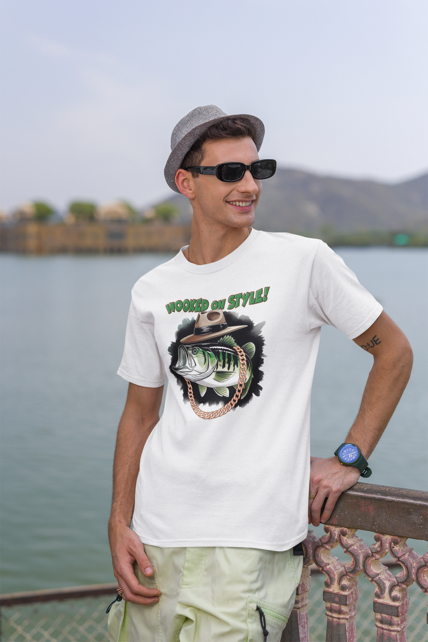 Hooked on Style Fishing T-shirt
